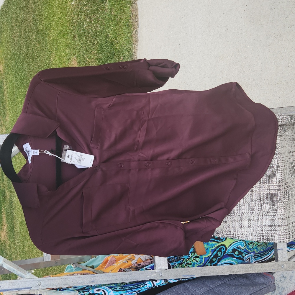 Maroon Blouse